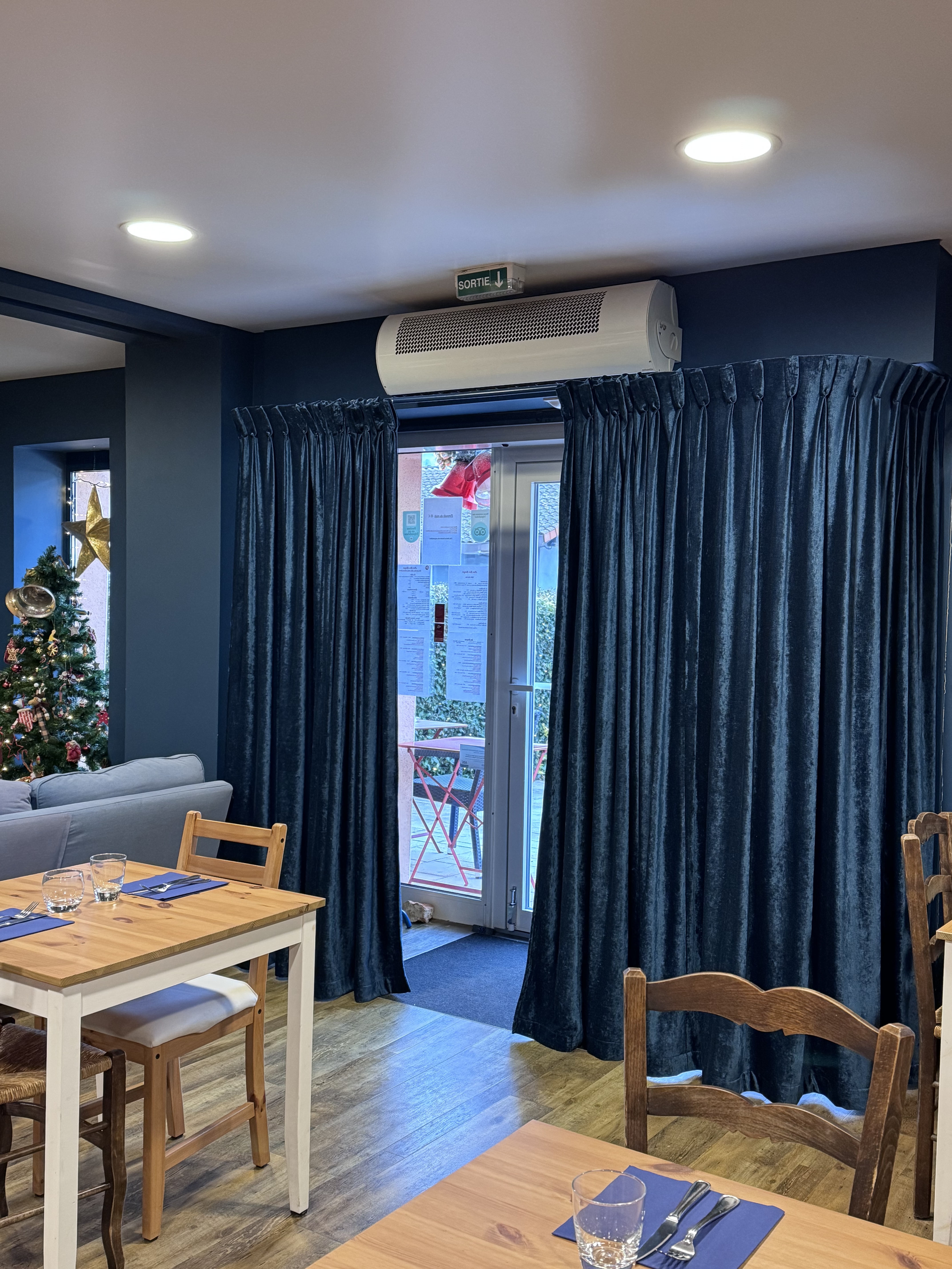 Entrée du restaurant